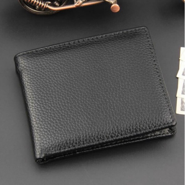 Klasik ithal erkek cüzdan siyah