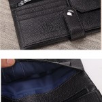 Bison Denim Premium kalite business style cüzdan siyah