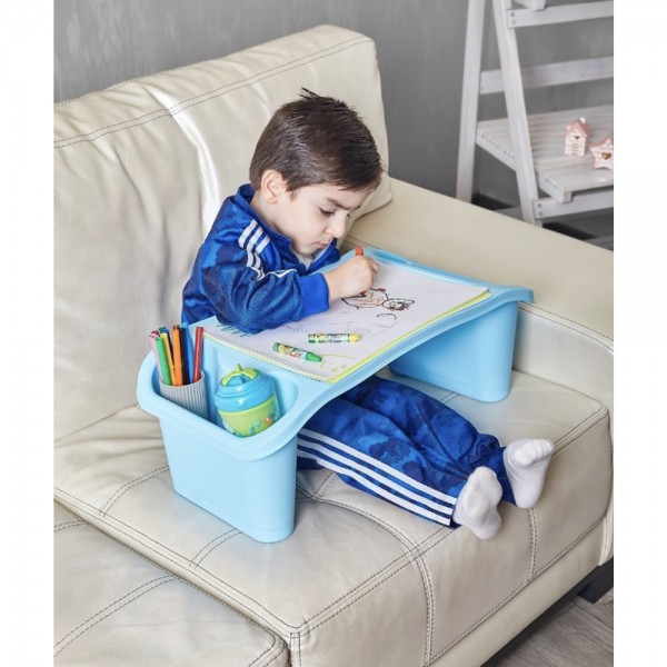 Çok amaçlı çocuk aktivite masası açık mavi